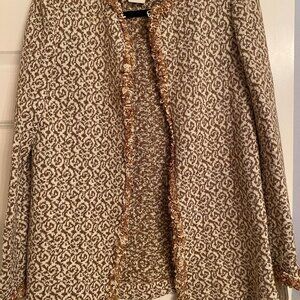 CASTLEBERRY MIXERS OPEN FRONT JACKET-NEW WITH TAGS